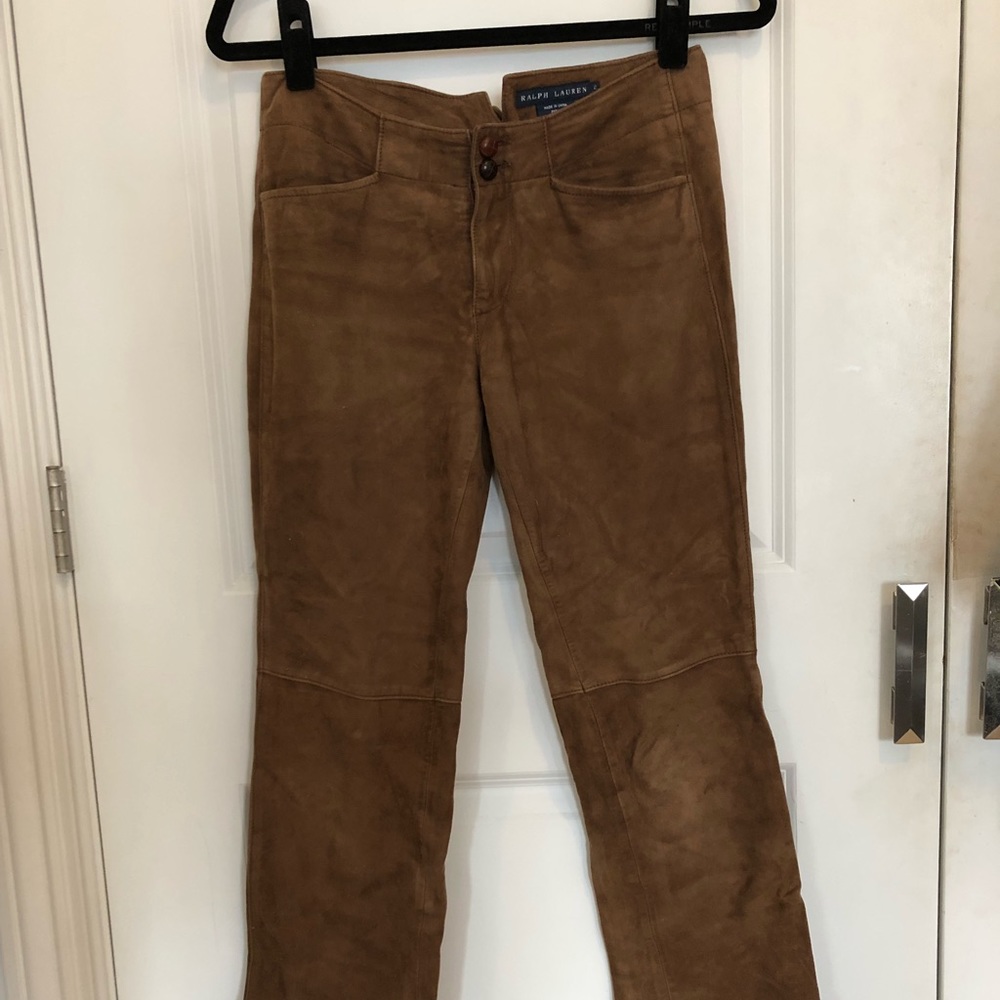 Ralph Lauren Suede Pants
